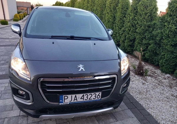 Peugeot 3008 cena 40000 przebieg: 124000, rok produkcji 2016 z Jarocin małe 154